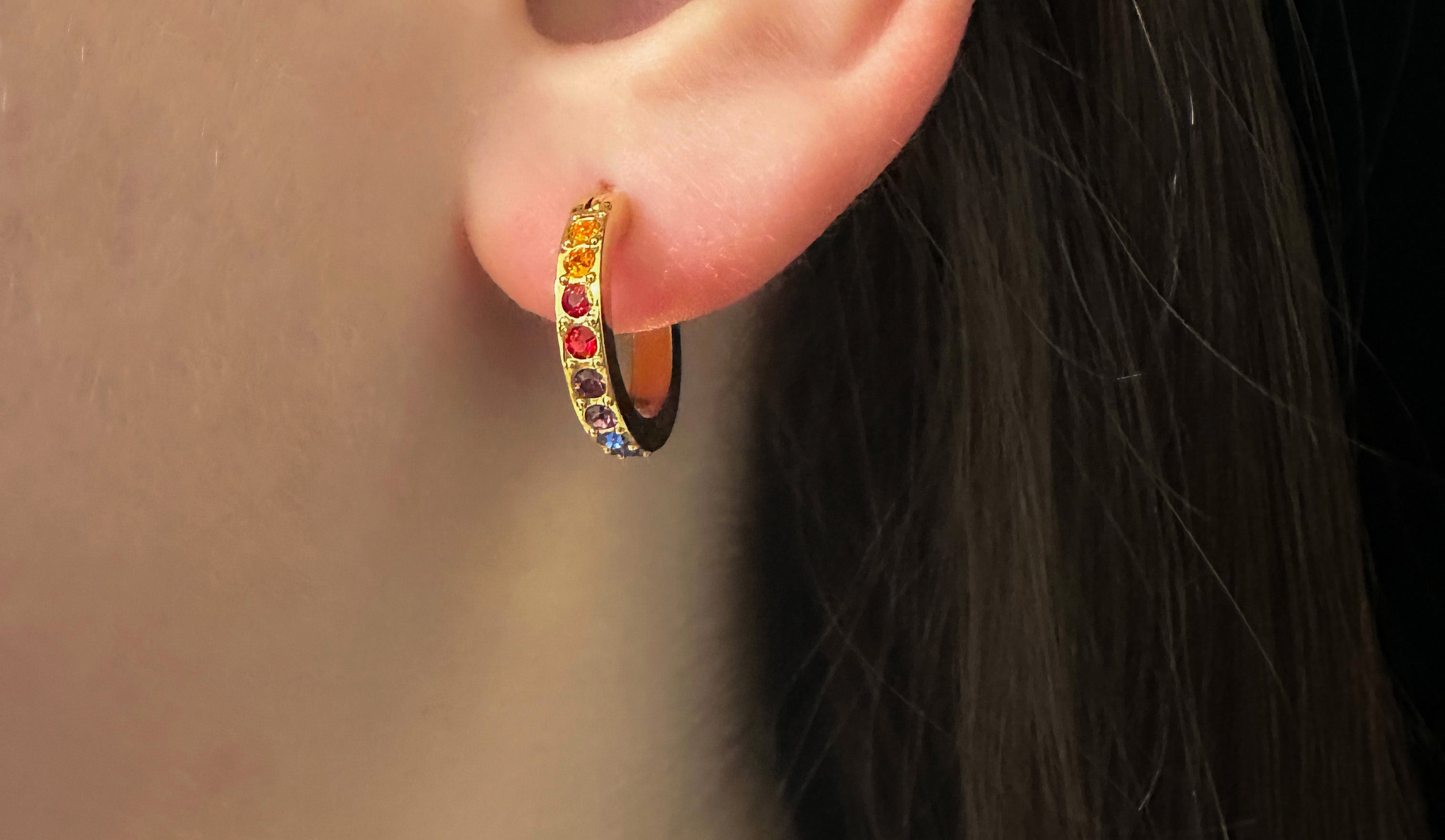 Hochwertige und funkelnde Ohrringe