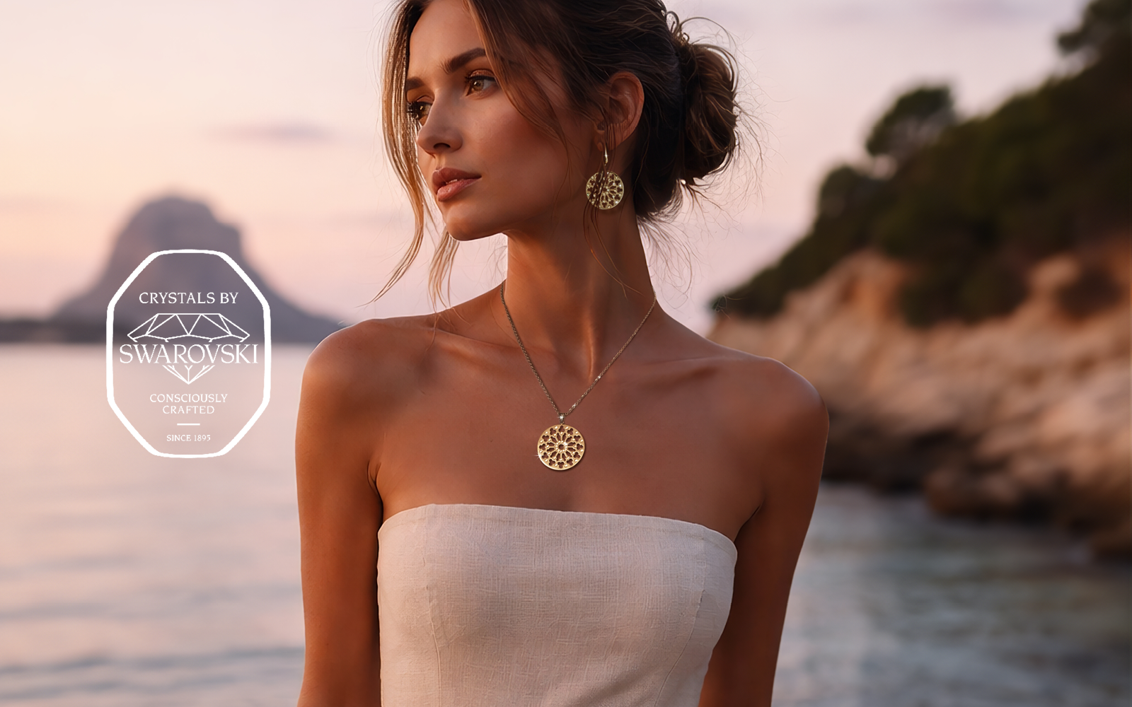 Braut mit schönem Brautschmuck