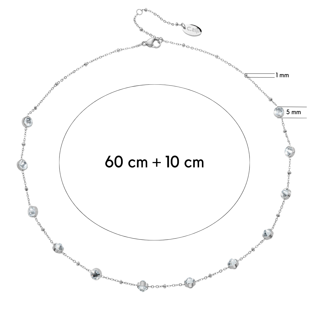 double face necklace mit Maße