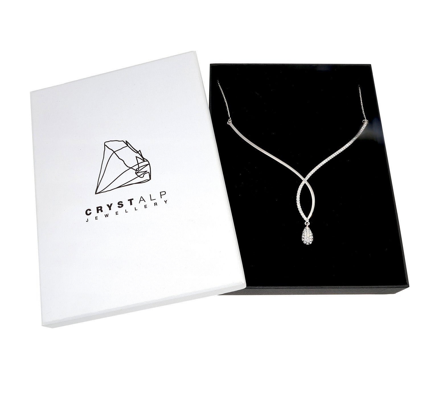 Wind Collier in der Crystalp Schmuckverpackung