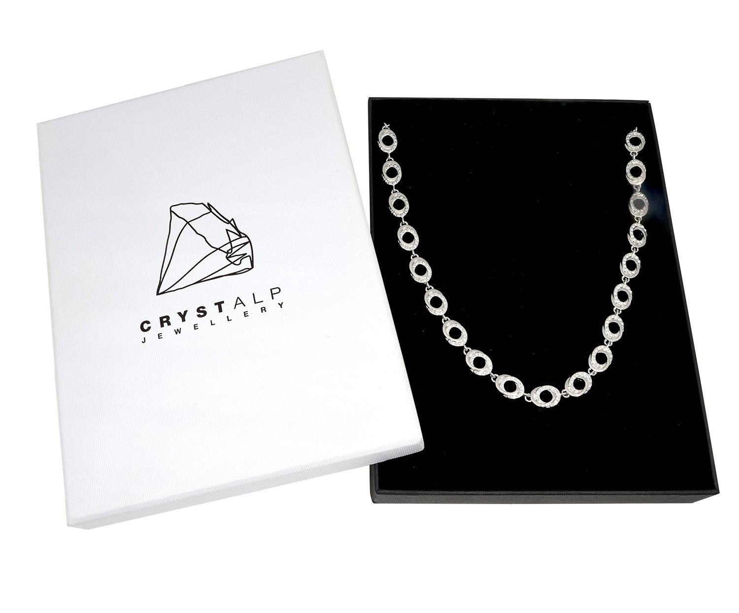 Orbita collier in der Crystalp Schmuckverpackung