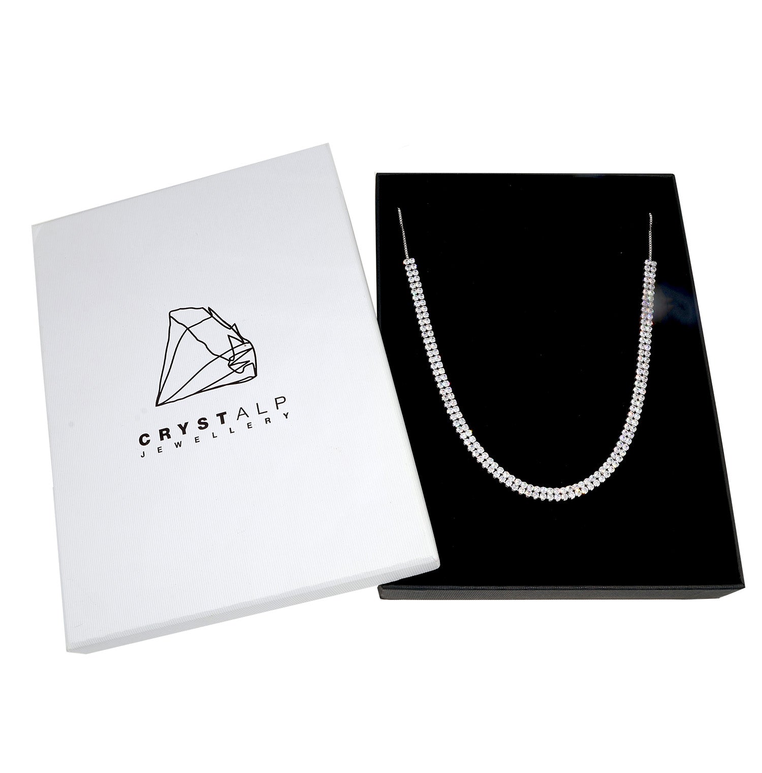 Class choker in der Crystalp Schmuckverpackung