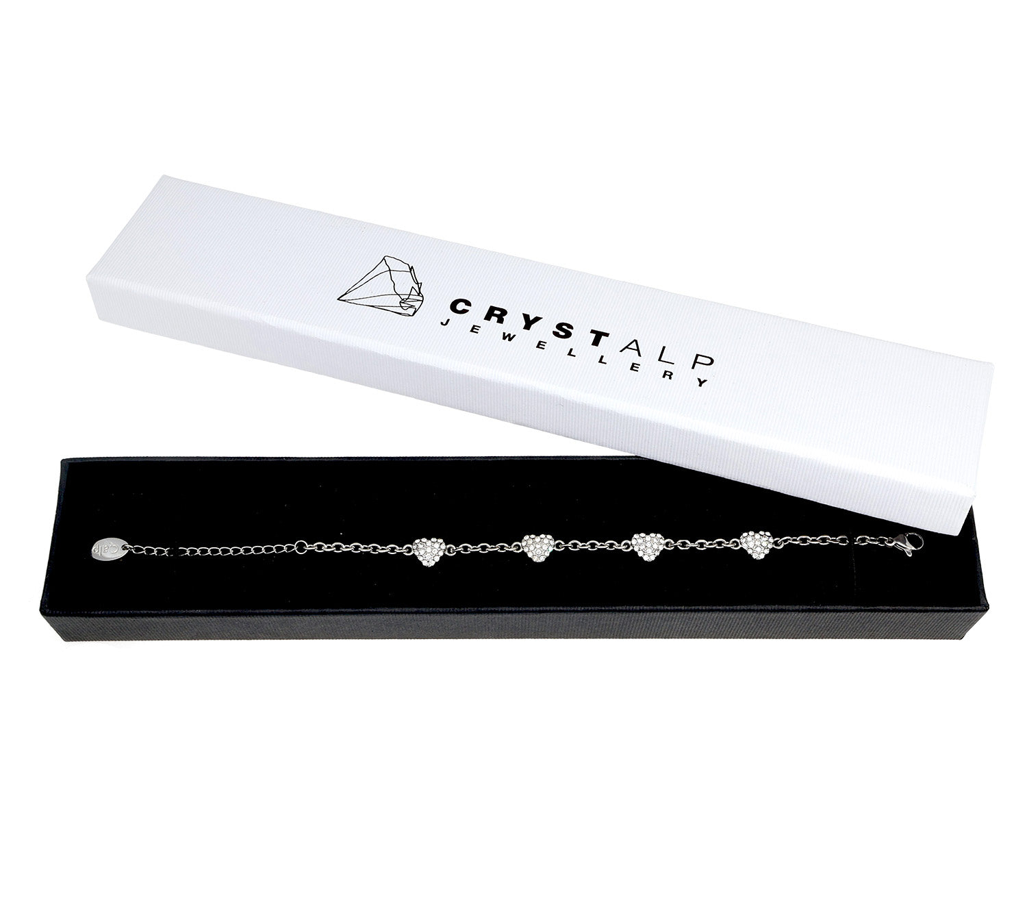 Forever Love Bracelet in der Crystalp Schmuckverpackung