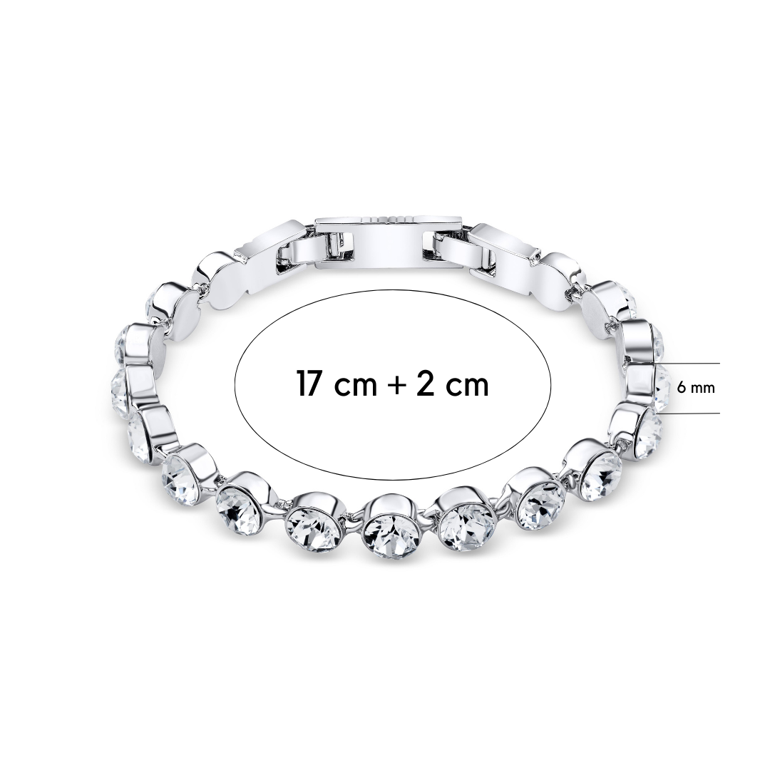 Tennis Armband mit Maße