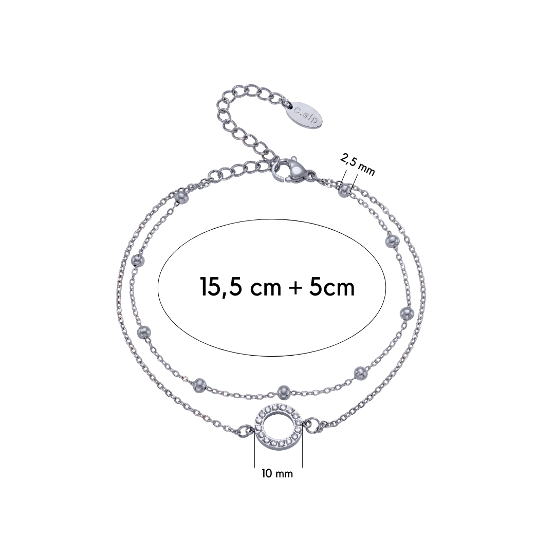 Circle Bracelet mit Maße