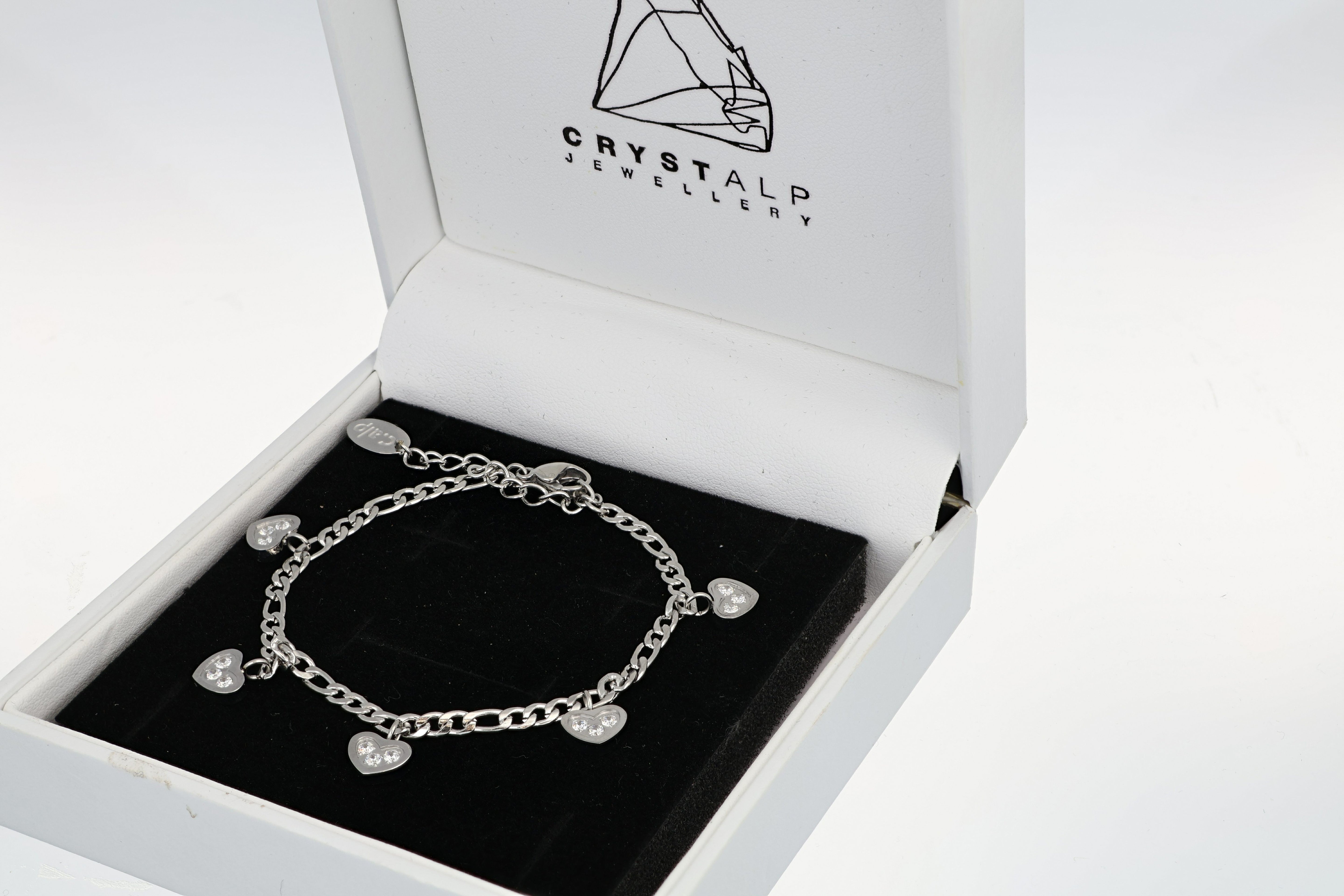 Heart little bracelet in der Crystalp Schmuckverpackung