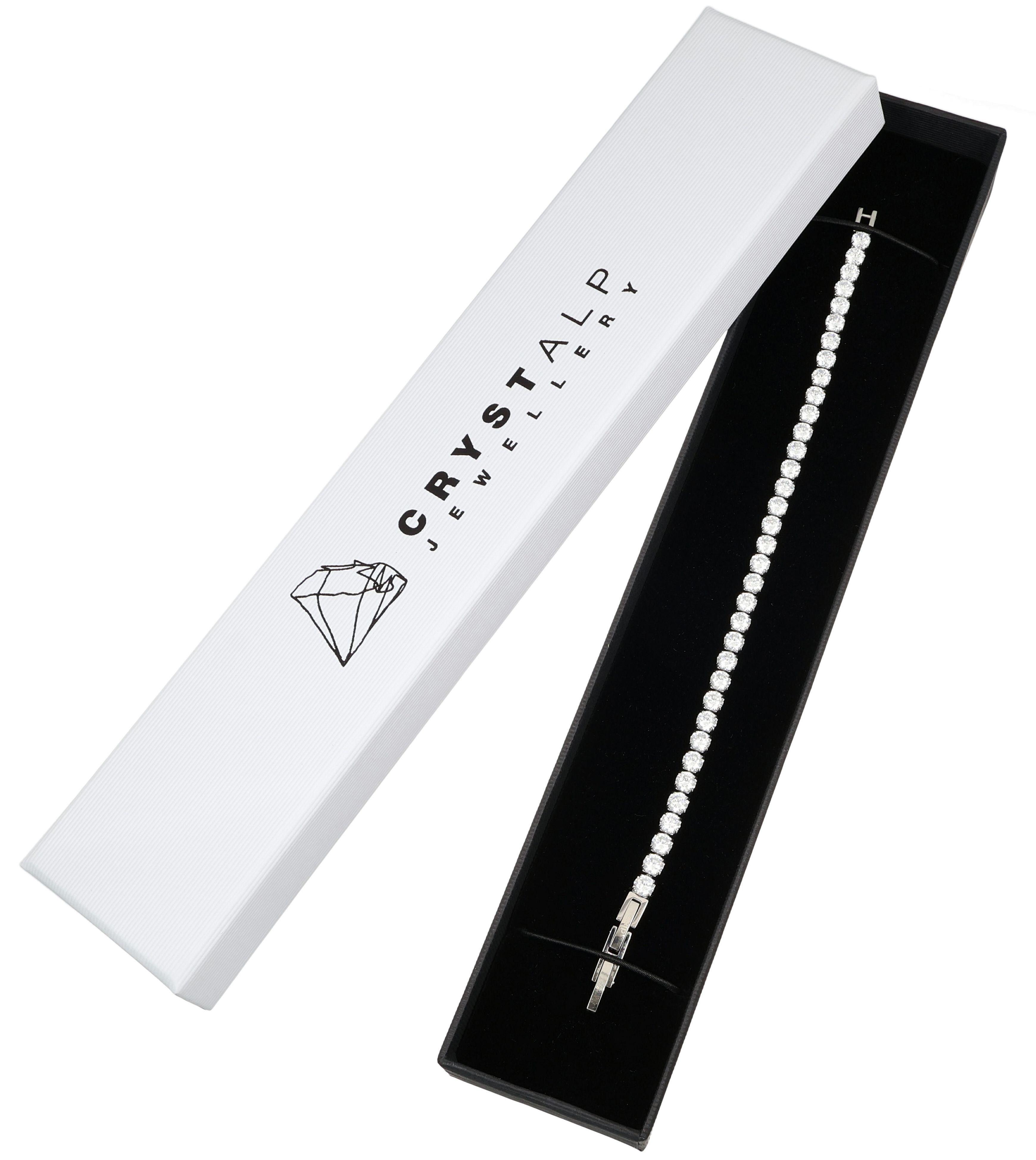 Bracciale brillante da 4 mm