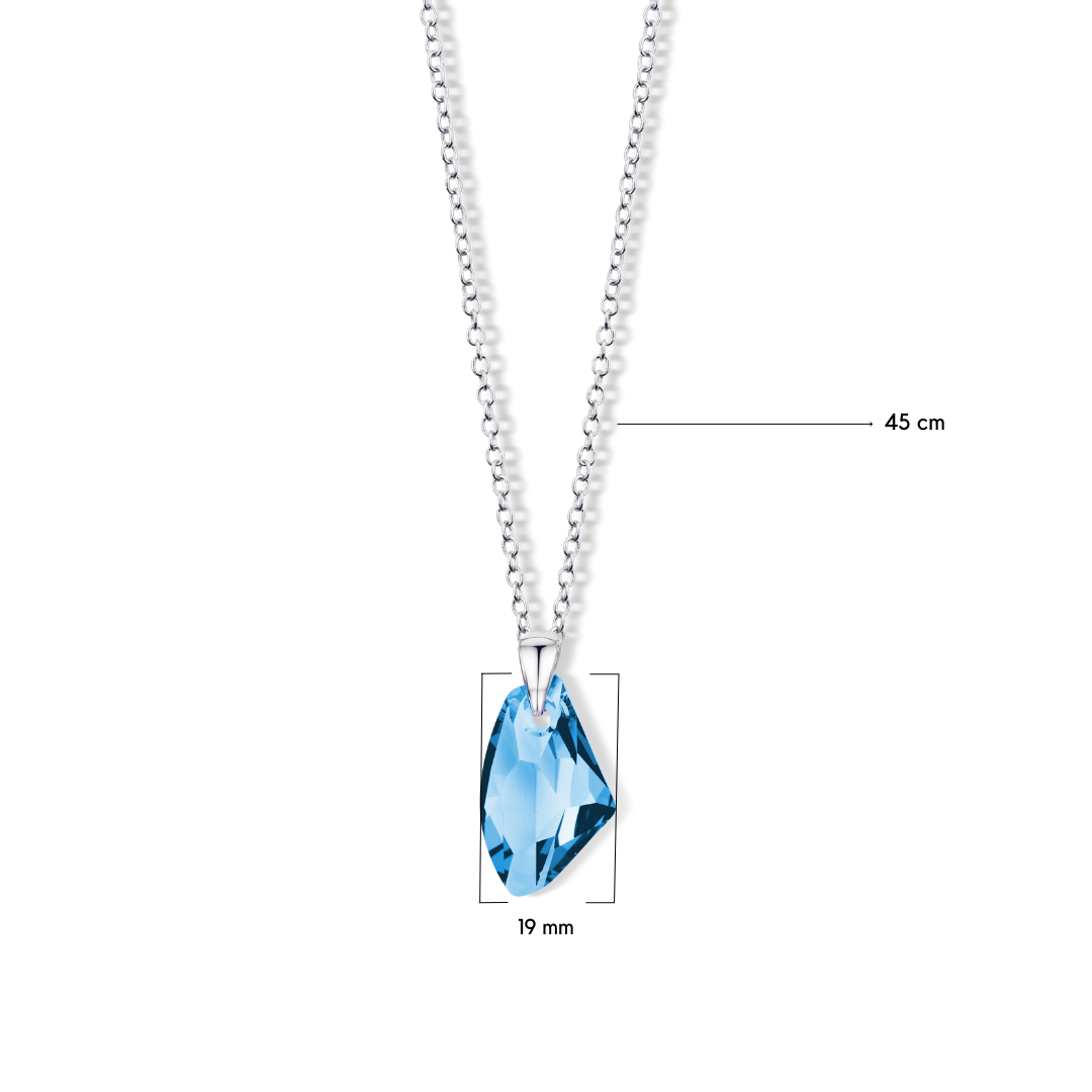 hannah silver pendant - crystalpjewelry