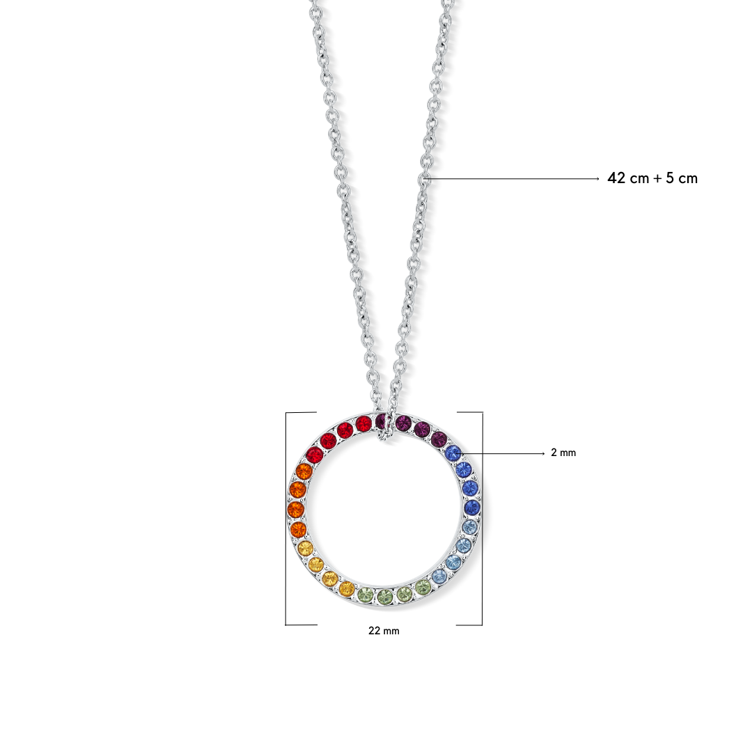 Chakra ring pendant - crystalpjewelry