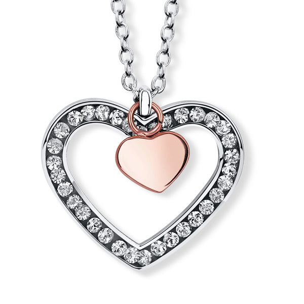 Heart pendant shop with photo inside