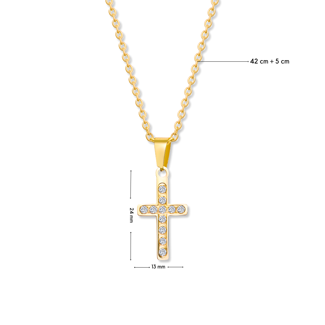 Small cross pendant mit Maße