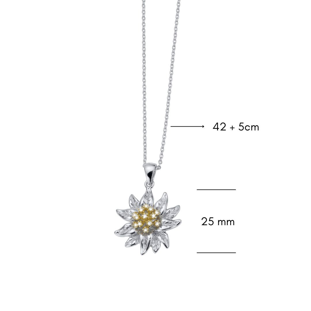 Silver Edelweiß Pendant