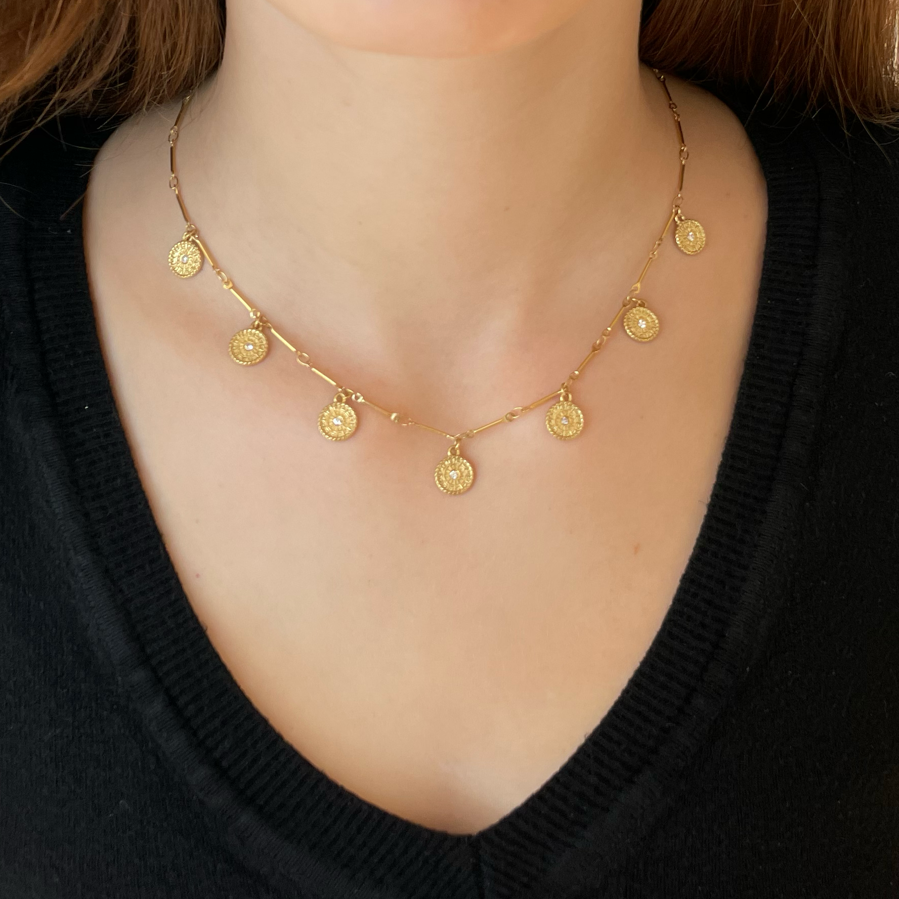 Sunray Collier getragen
