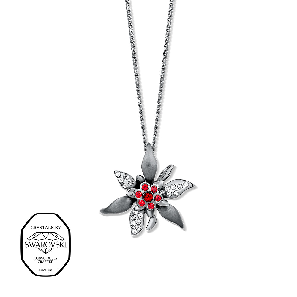 Edelweiß pendant - crystalpjewelry