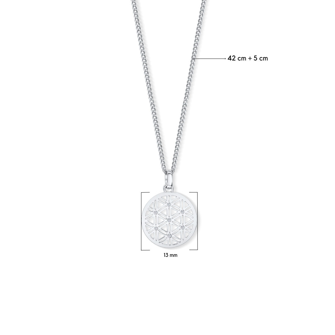 Flower Of Life Pendant Small mit Maße