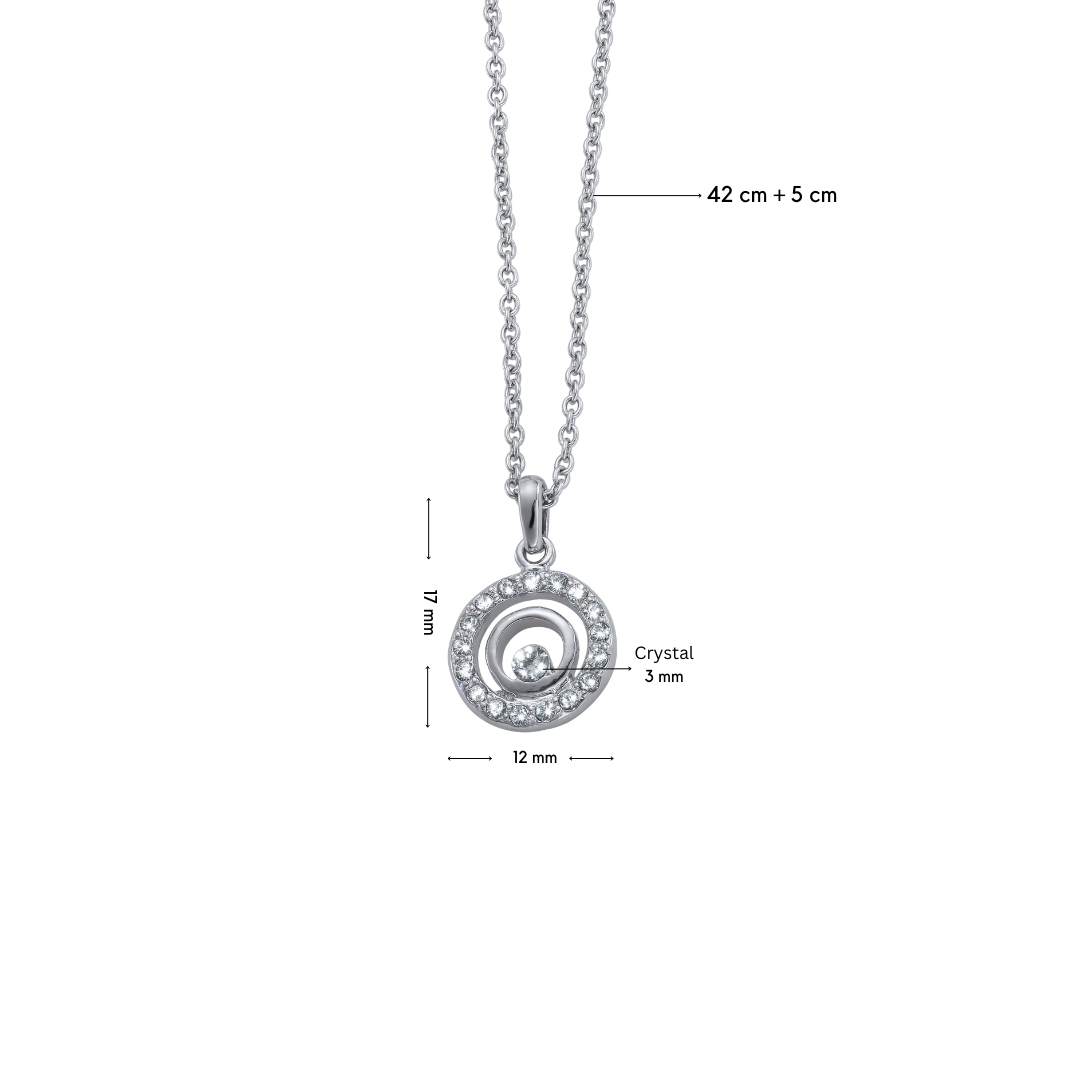 Double Turn Pendant mit Maße