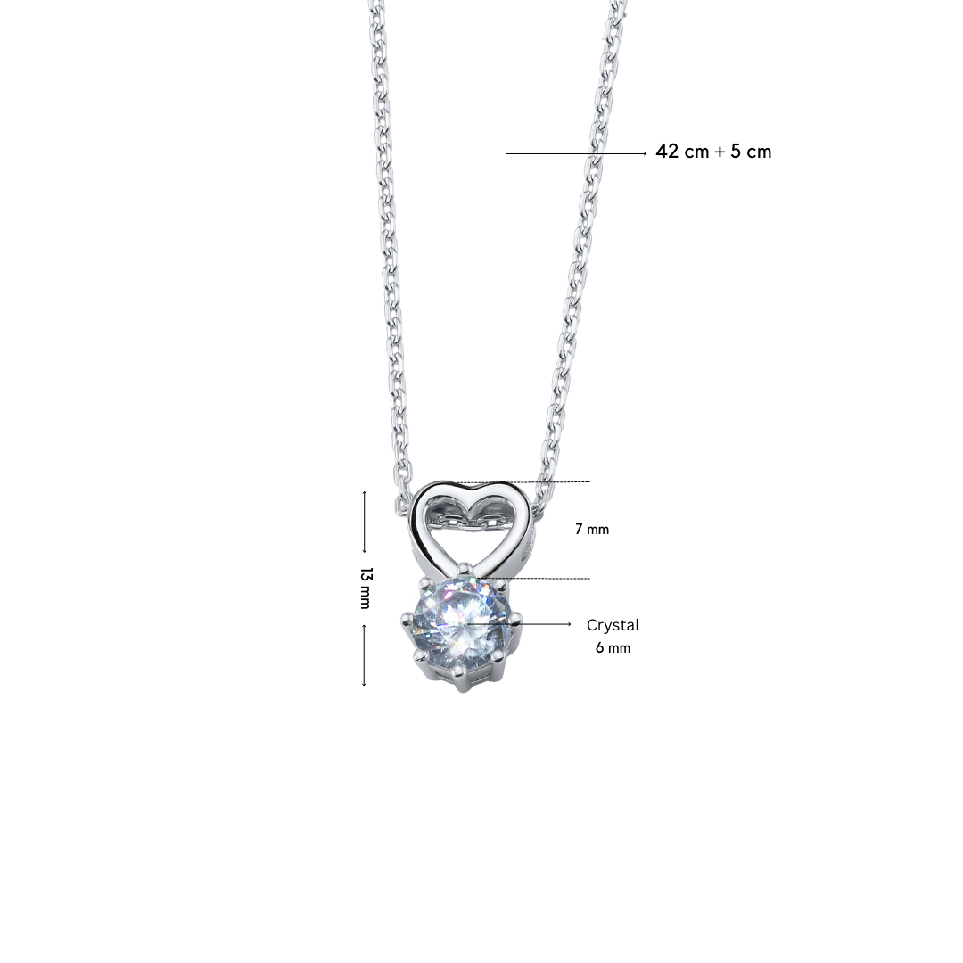 Admire silver pendant mit Maße