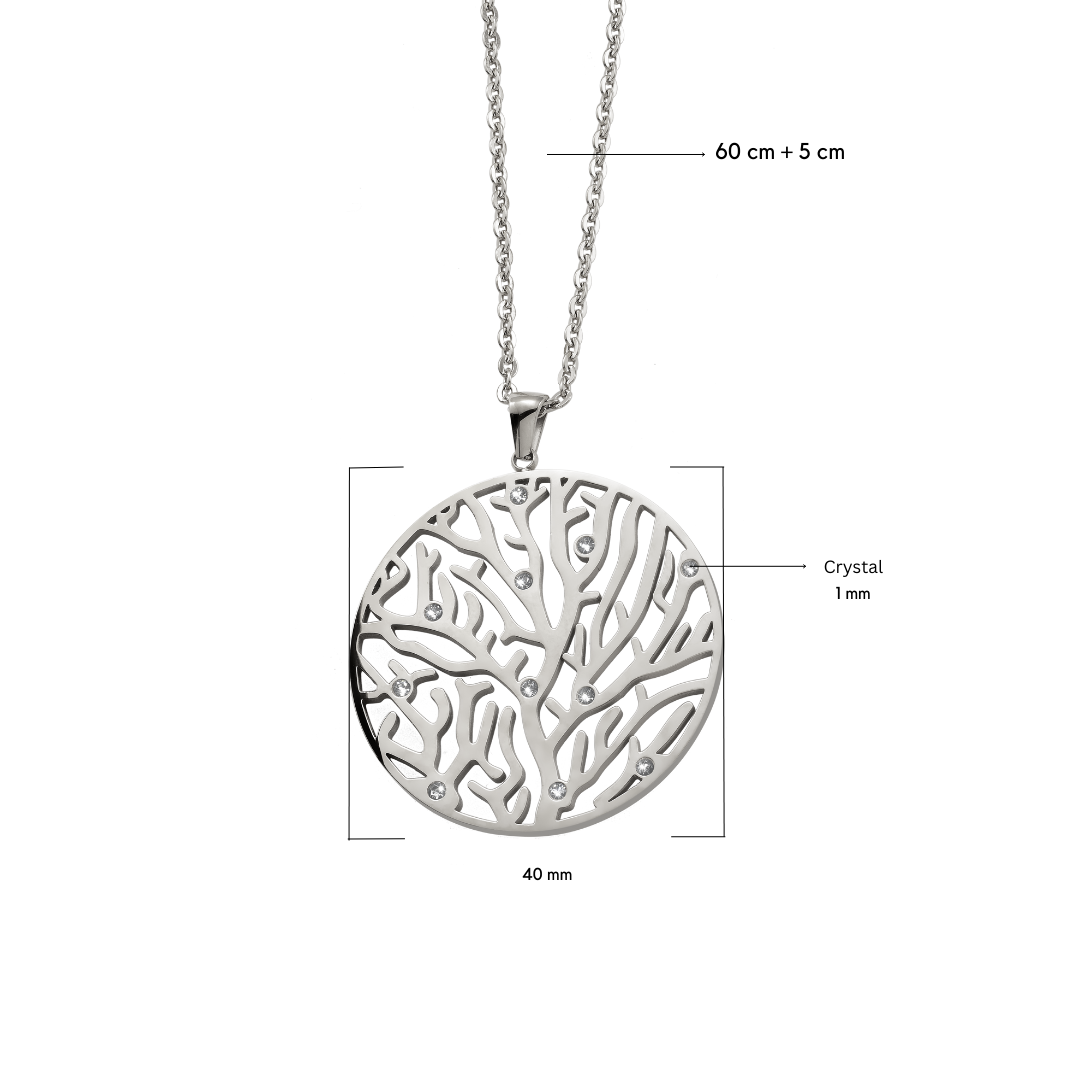 Coral large pendant mit Maße