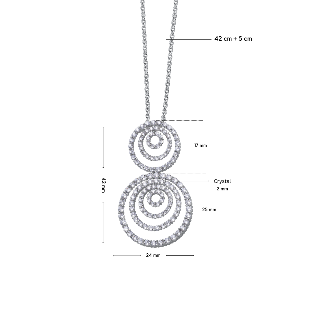 Eternity pendant Maße