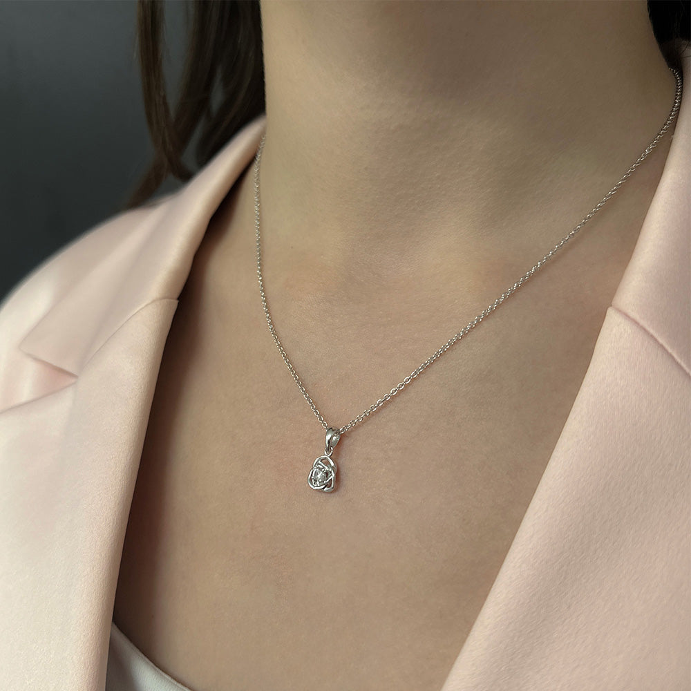 Celtic tiny love pendant