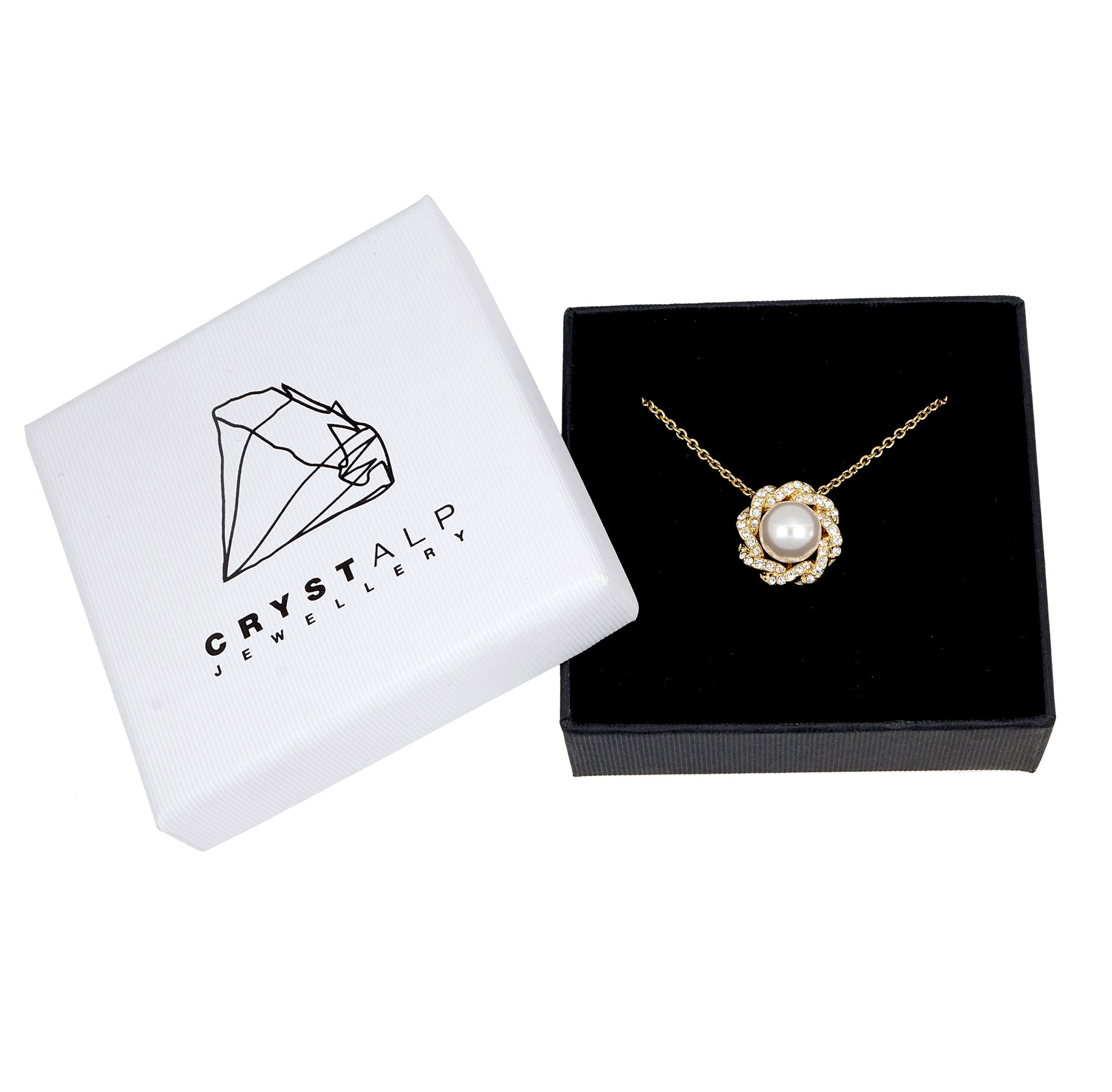 Rich pearl pendant in der Schmuckverpackung