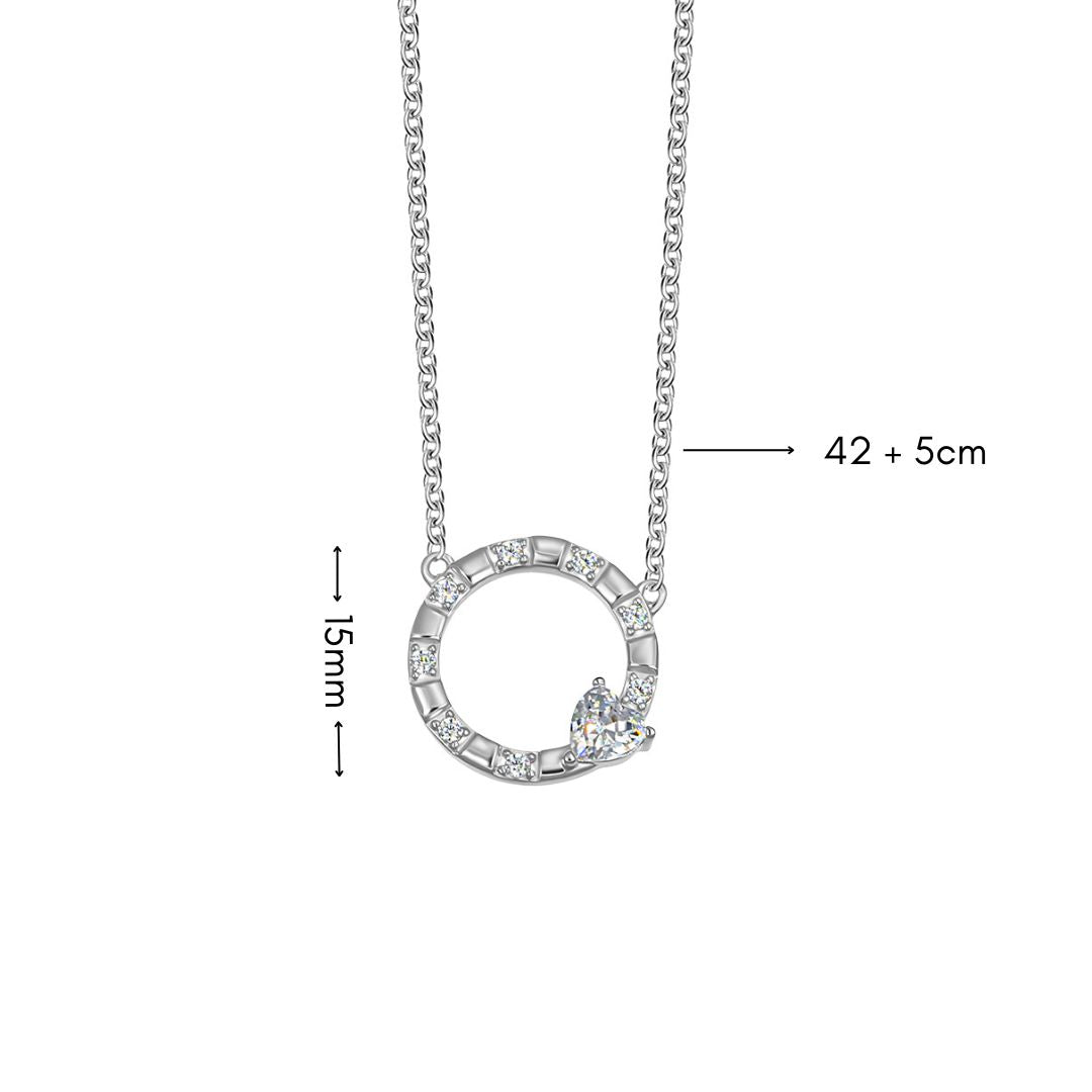 one and only silver pendant maße