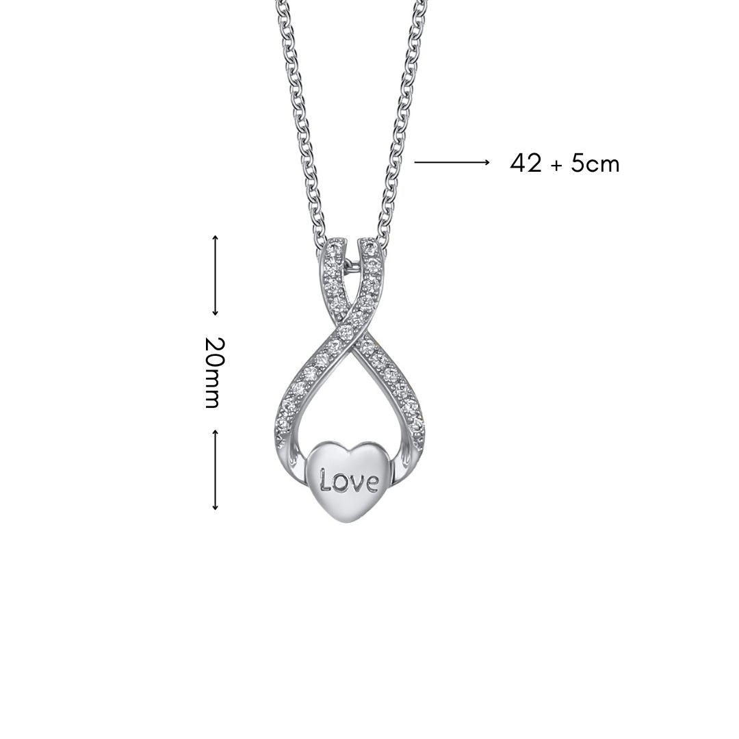 solid love pendant maße