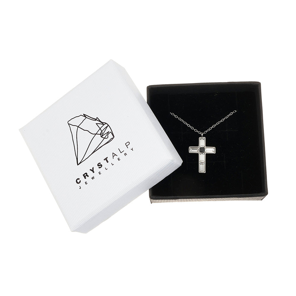 lustre cross pendant