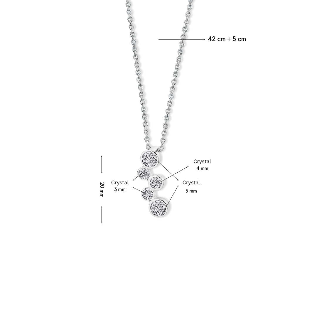 Cathy Bubble Pendant mit Maße