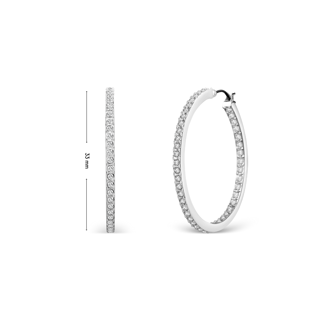 Gina Hoop Earrings mit Maße