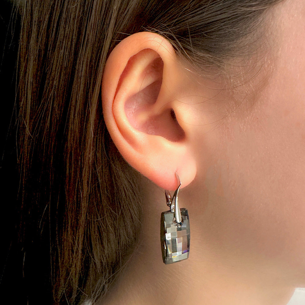 Tango Silver Earrings - crystalpjewelry