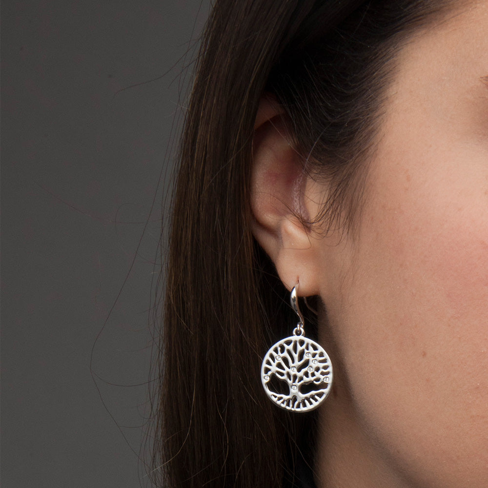 Tree Of Life Ohrringe - getragen