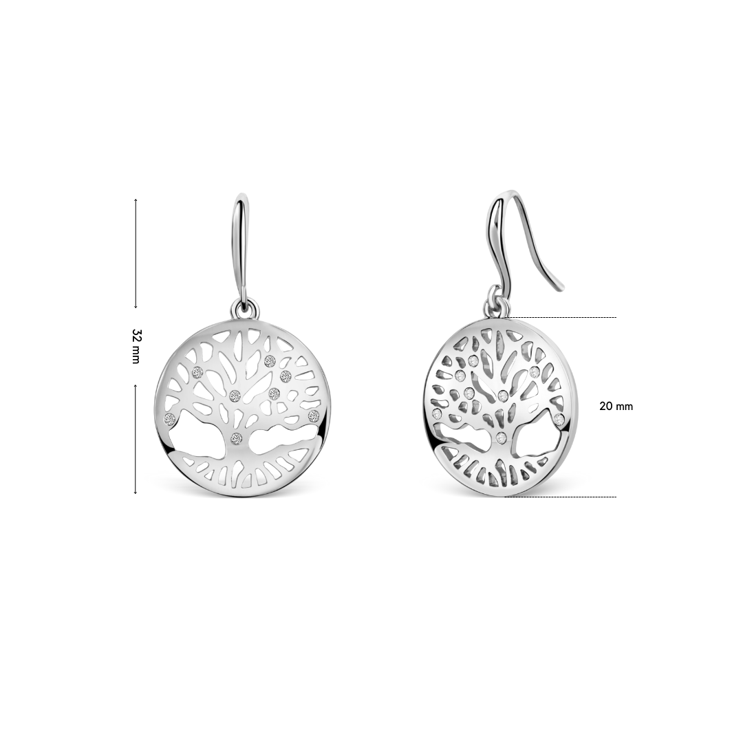 Tree Of Life Ohrringe mit Maße