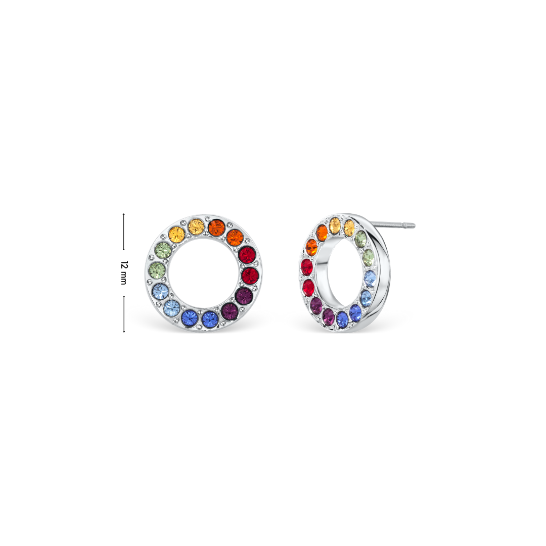 Chakra Ring Ohrringe mit Maße