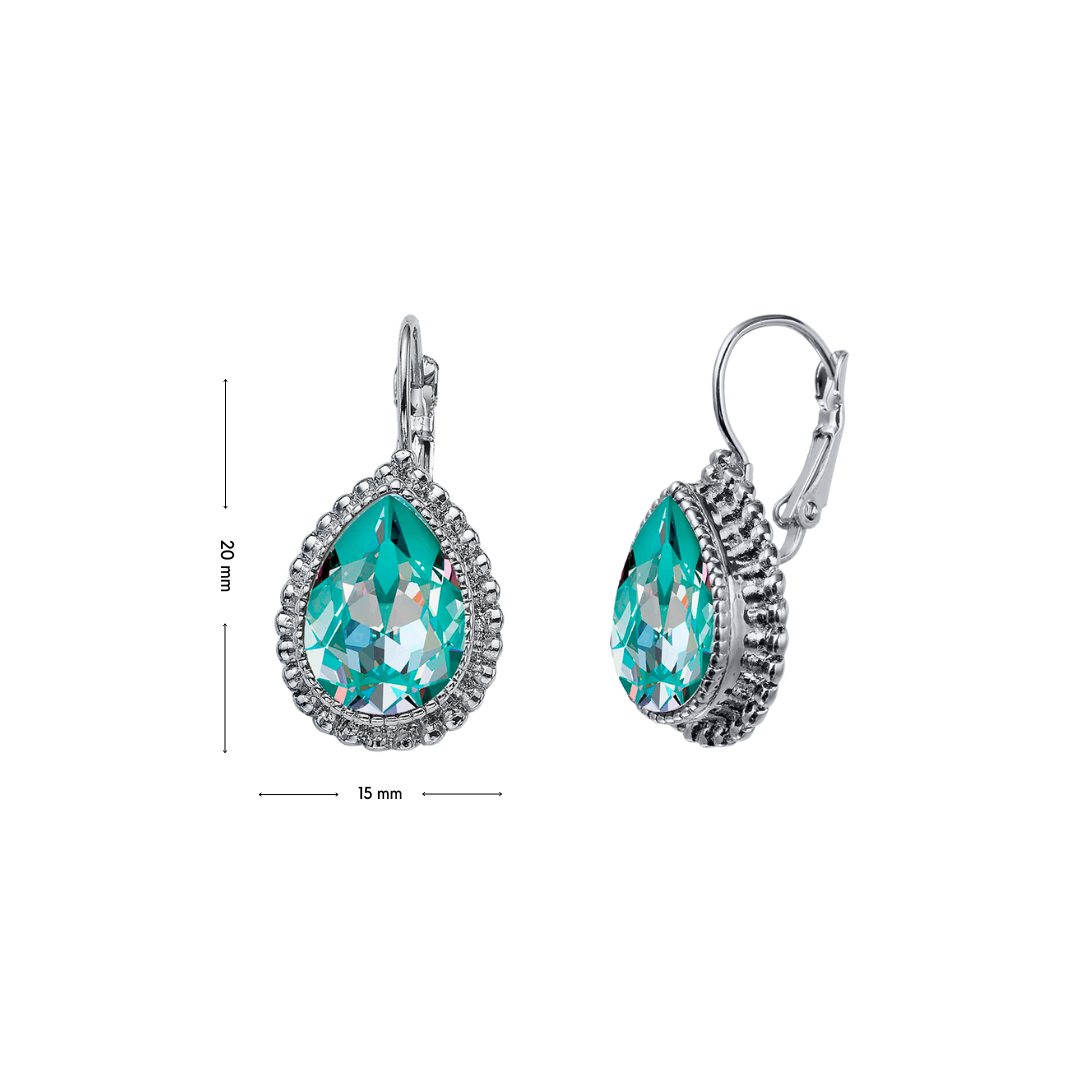 Frilly Drop Earring mit Maße