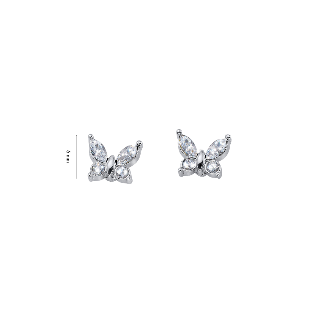 Free Butterfly Earrings mit Maße