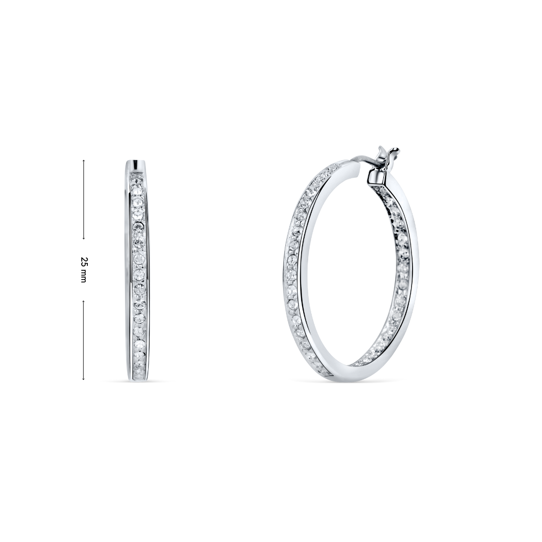 Claudia Creole Earrings mit Maße