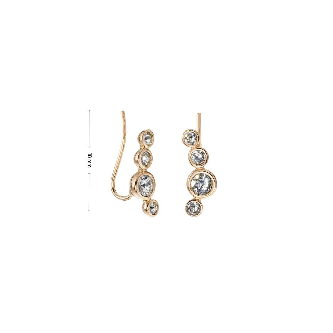 Solace climbing earrings mit Maße