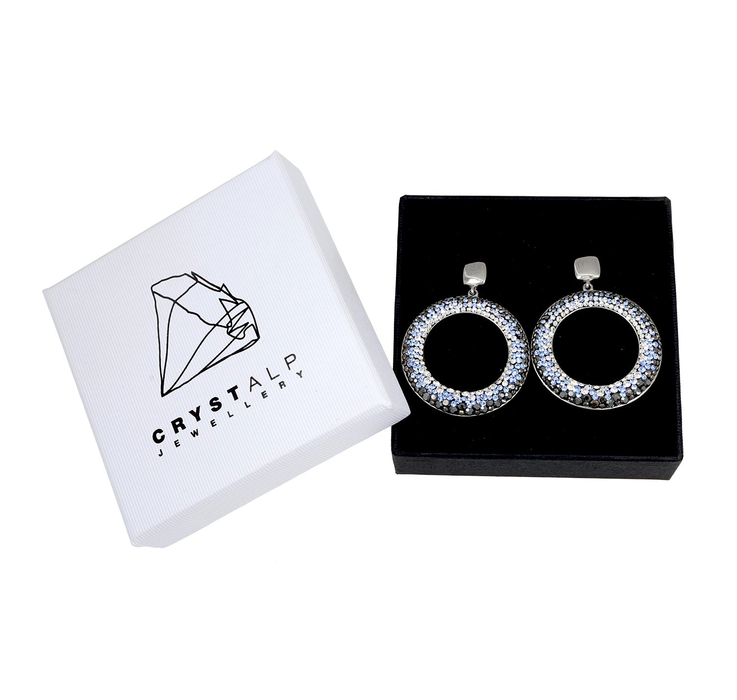 Twilight earrings in der Crystalp Schmuckverpackung