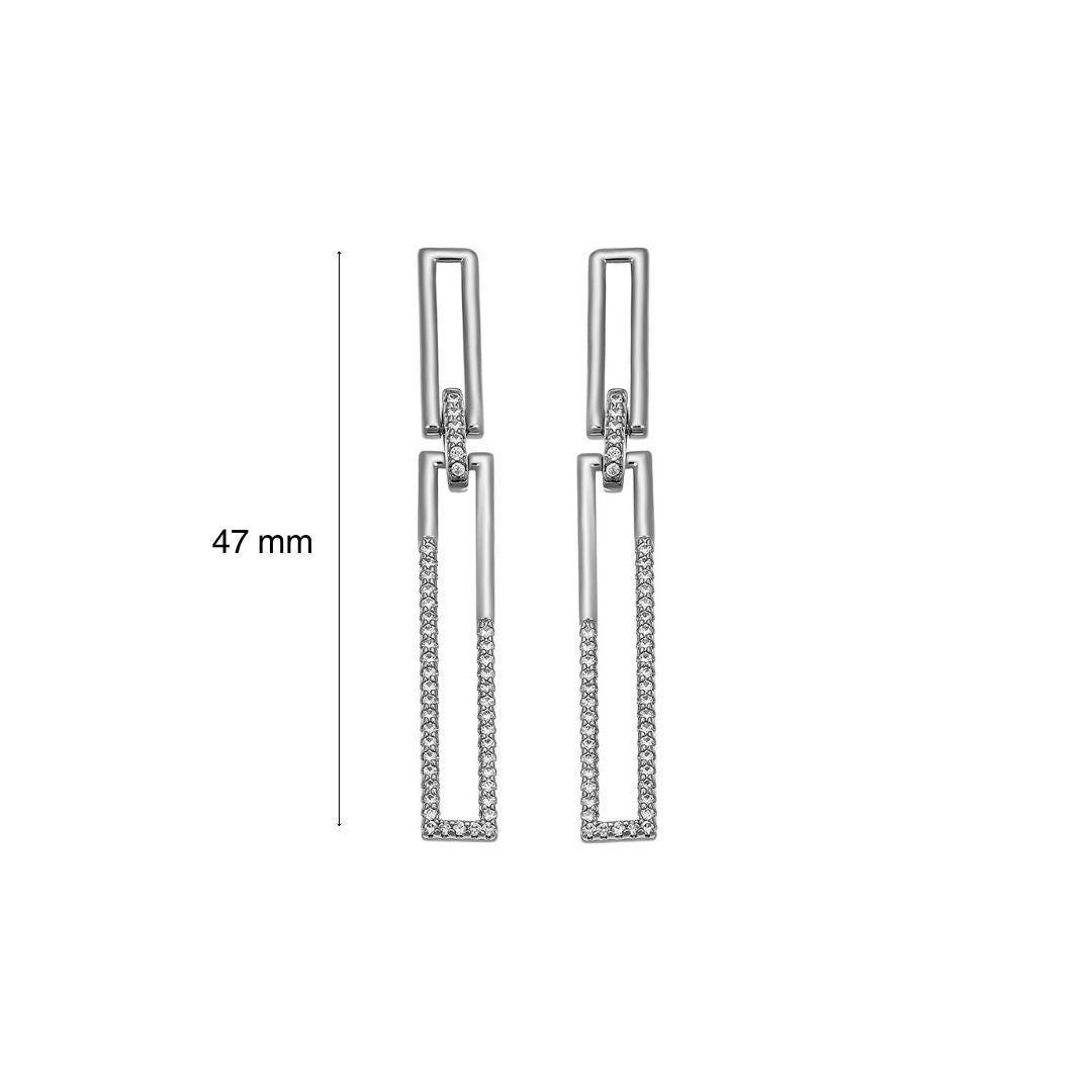 Brick earrings mit Maße