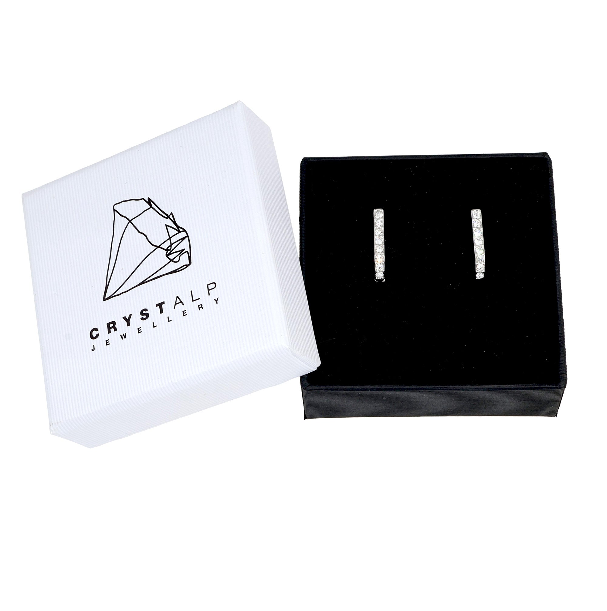 Temp hoop earrings in der Schmuckverpackung