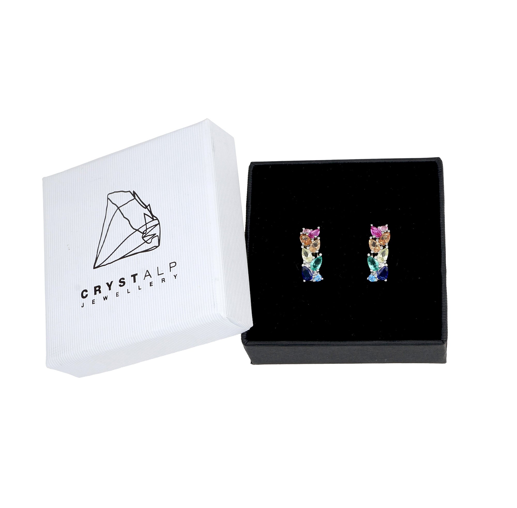 Vivre earrings in der Verpackung
