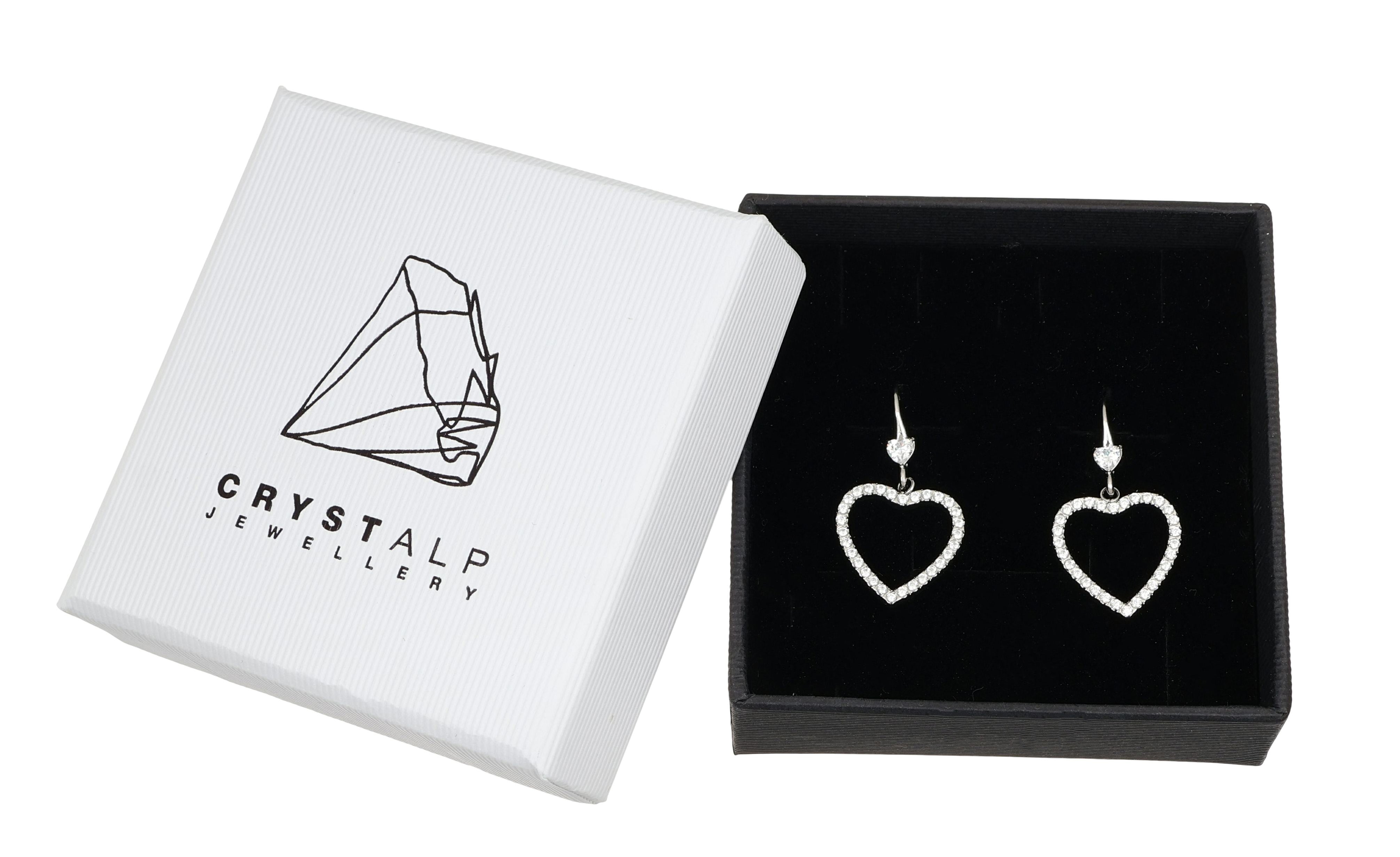 brill heart earrings verpackung