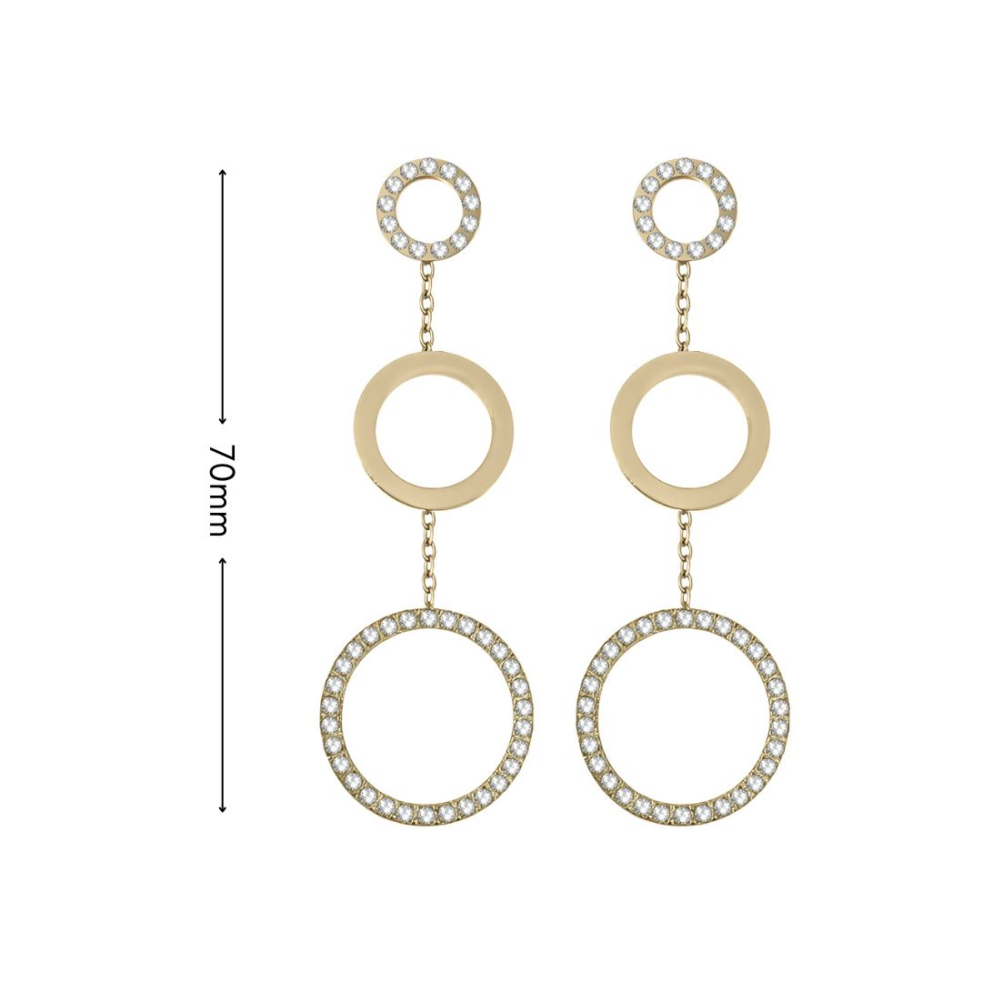 glory circles earrings maße