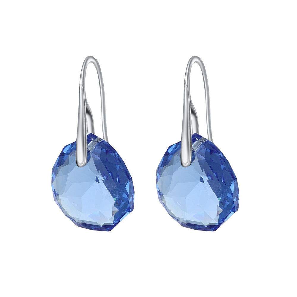 majestic earrings blue