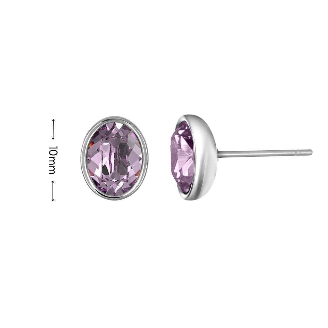 oval sunkissed small earrings maße