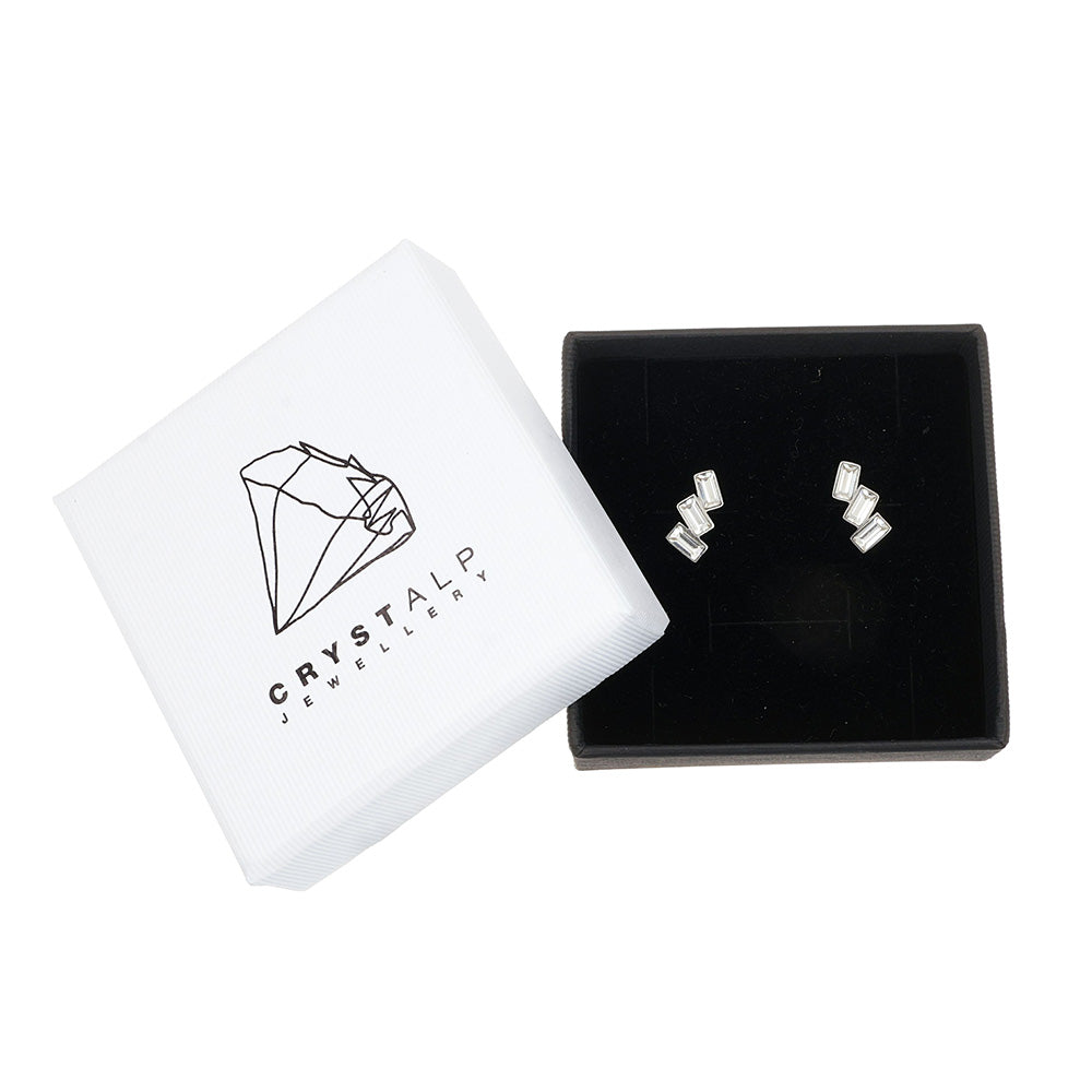 lustre pin earring