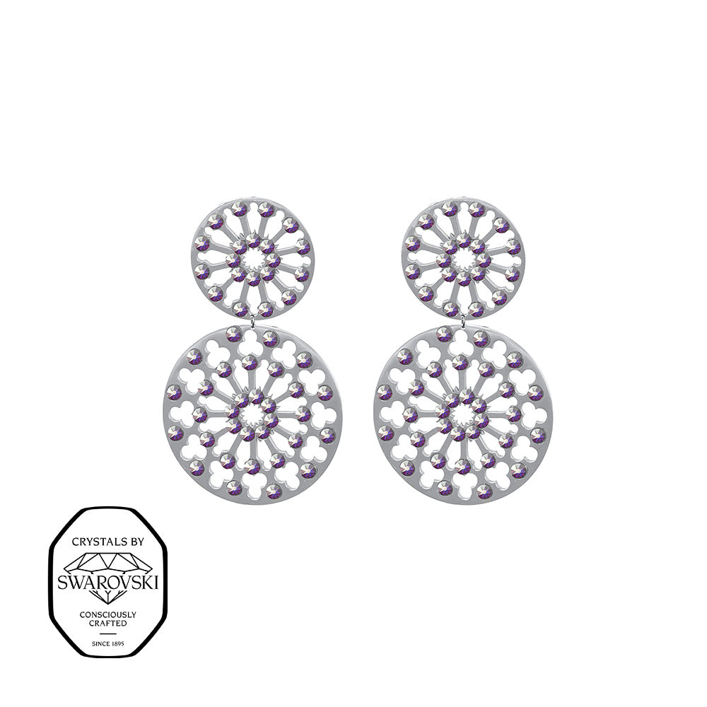 dalias hanging large earring - crystalpjewelry