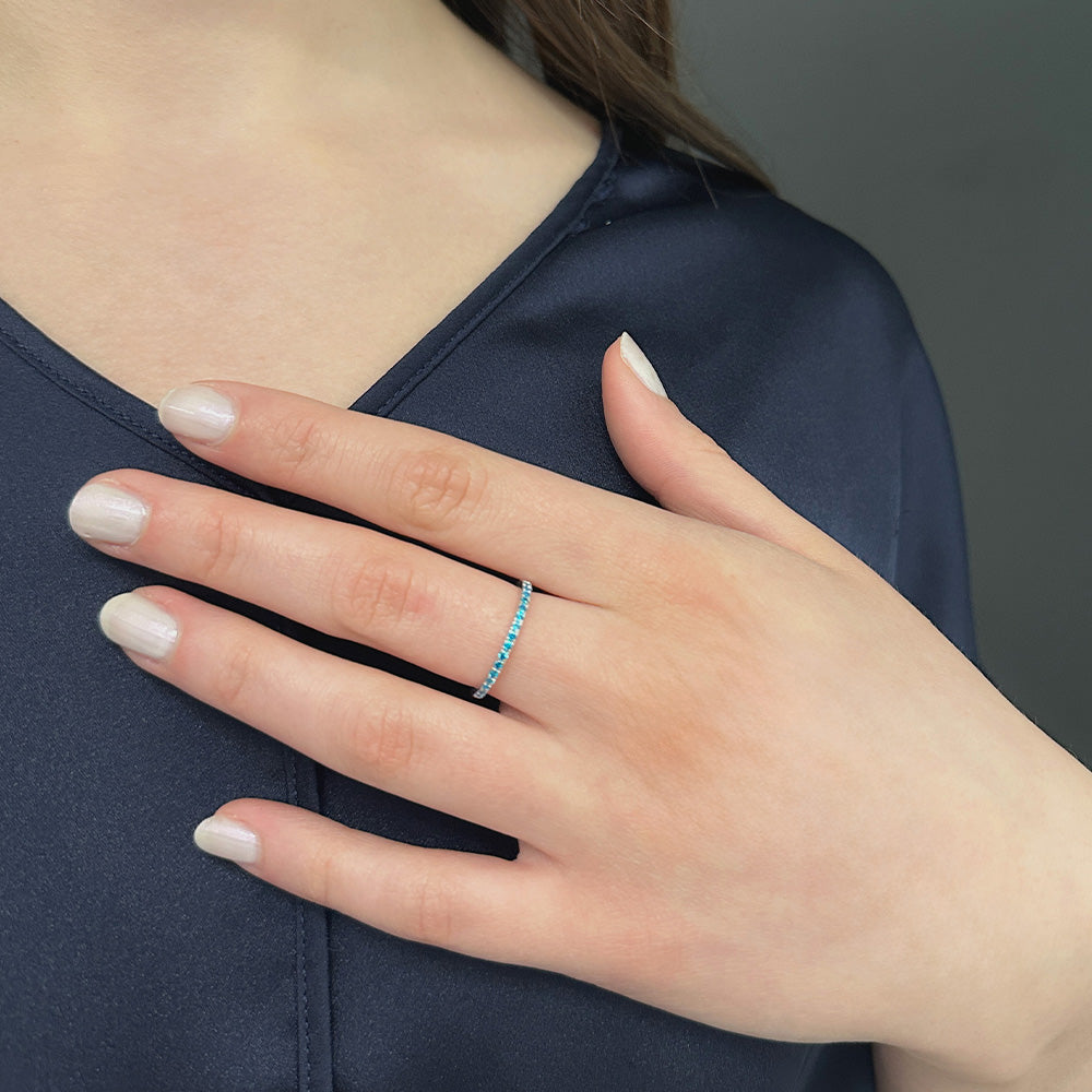 Anello in argento di classe regolabile