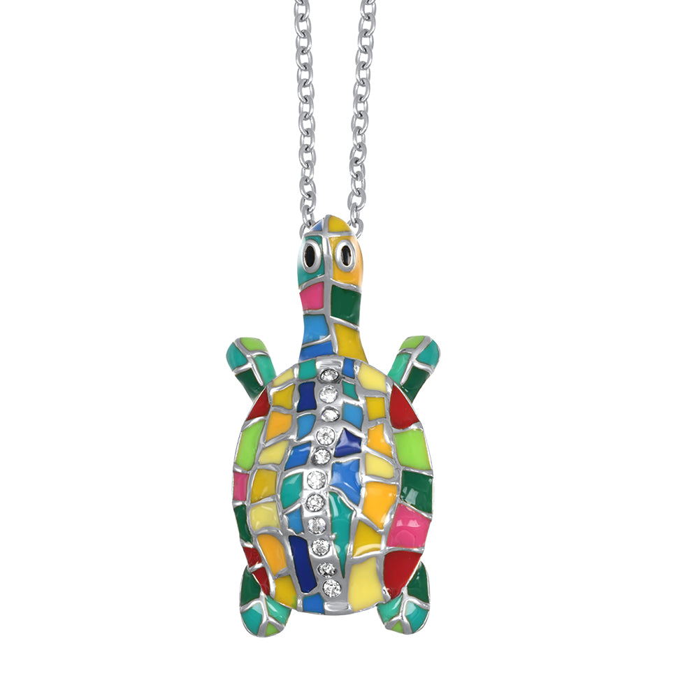 beloved turtle pendant - crystalpjewelry